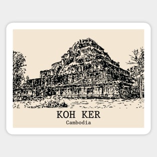 Koh Ker - Cambodia Sticker